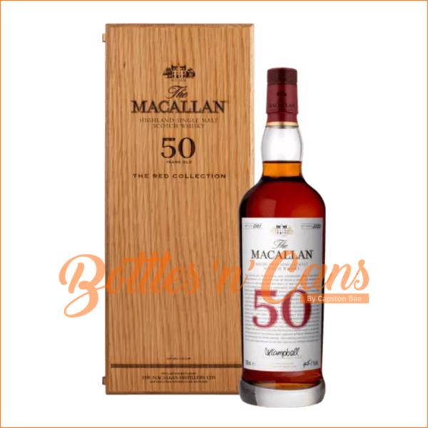 The Macallan Single Malt - 50 Years Old Red Collection - 70cl