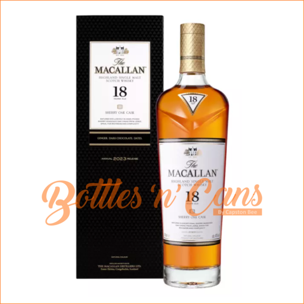 The Macallan 'Sherry Oak' 18 Years Old Single Malt Scotch Whisky - 70cl