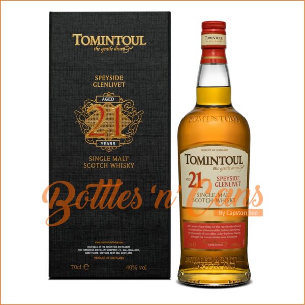 Tomintoul 21 Years Old Single Malt Scotch Whisky - 70cl